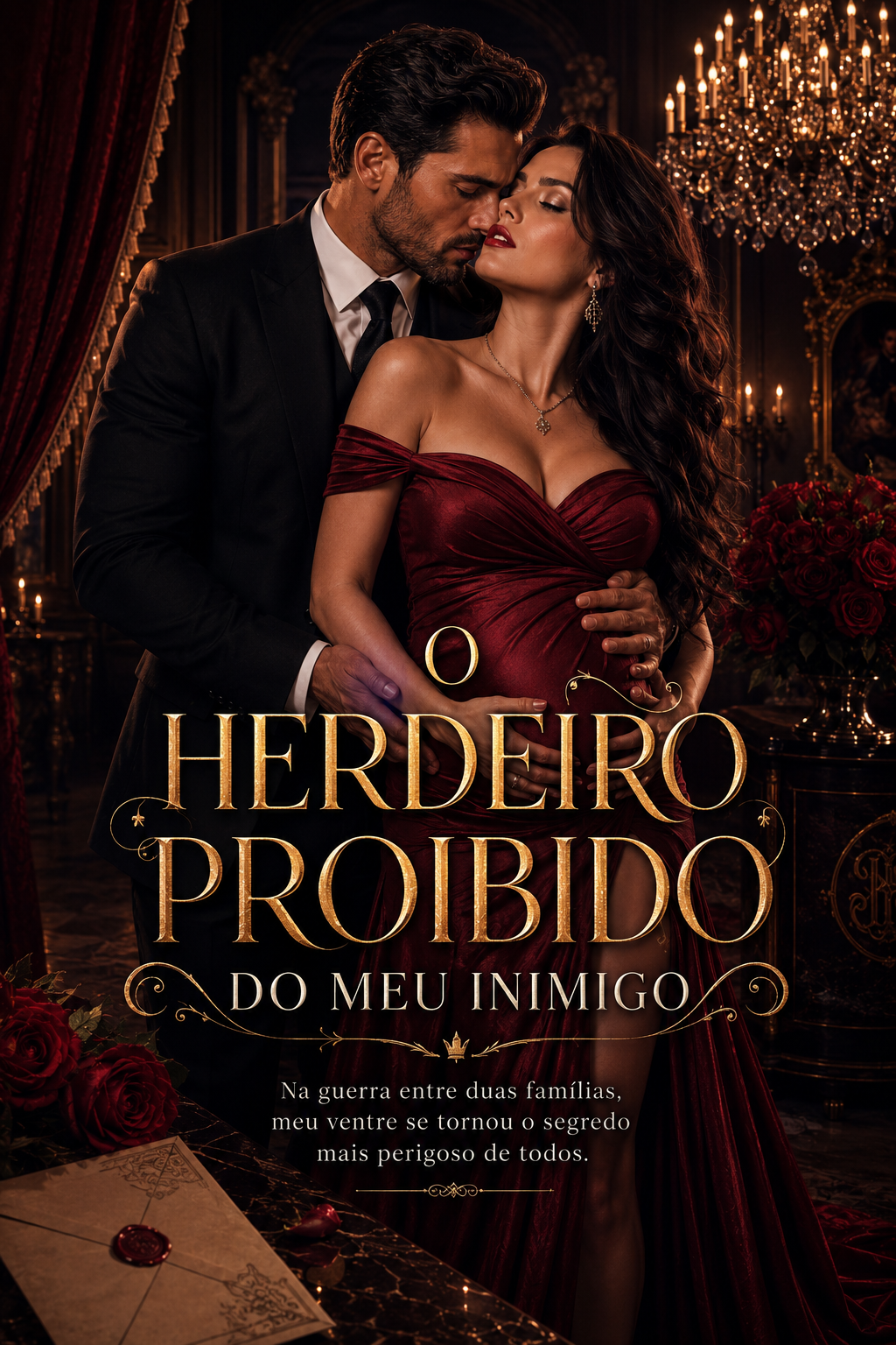 Capa do livro O Herdeiro Proibido do Meu Inimigo