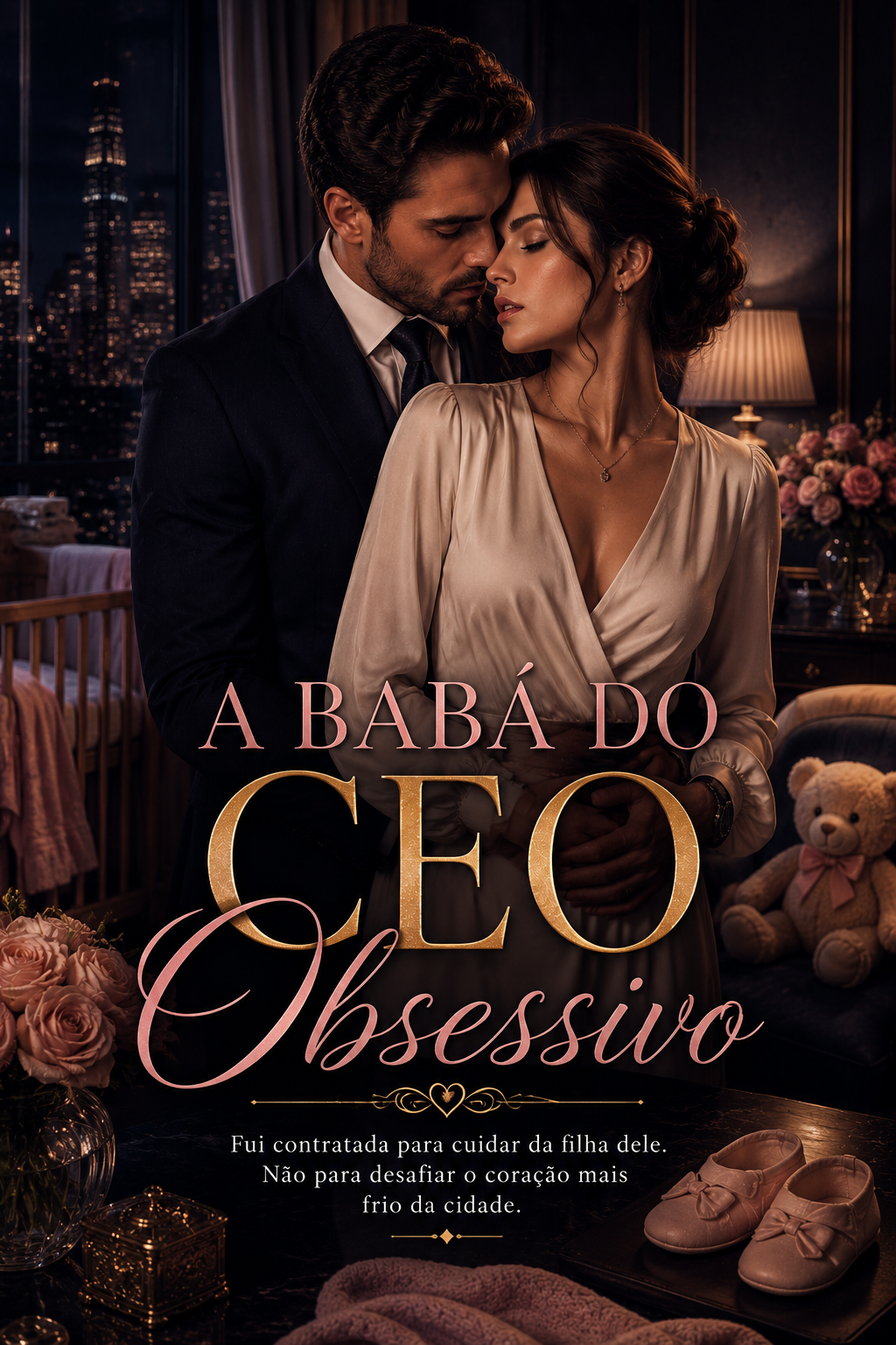 Capa do livro A Babá do CEO Obsessivo