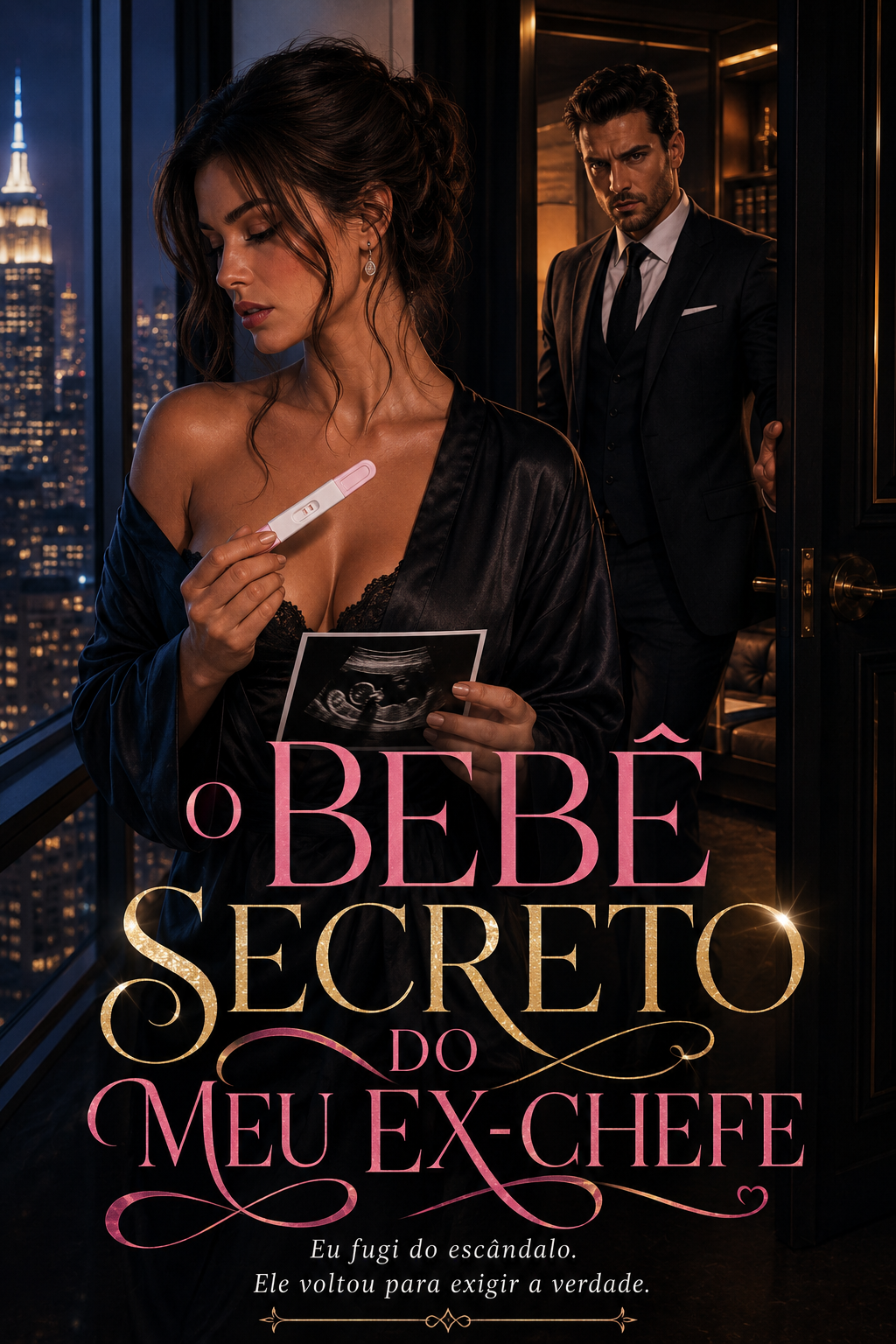 Capa do livro O Bebê Secreto do Meu Ex-Chefe