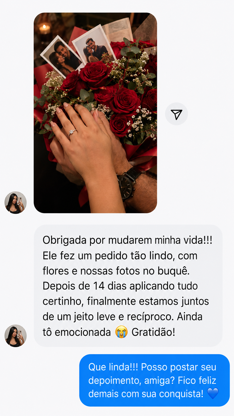 Depoimento de leitora